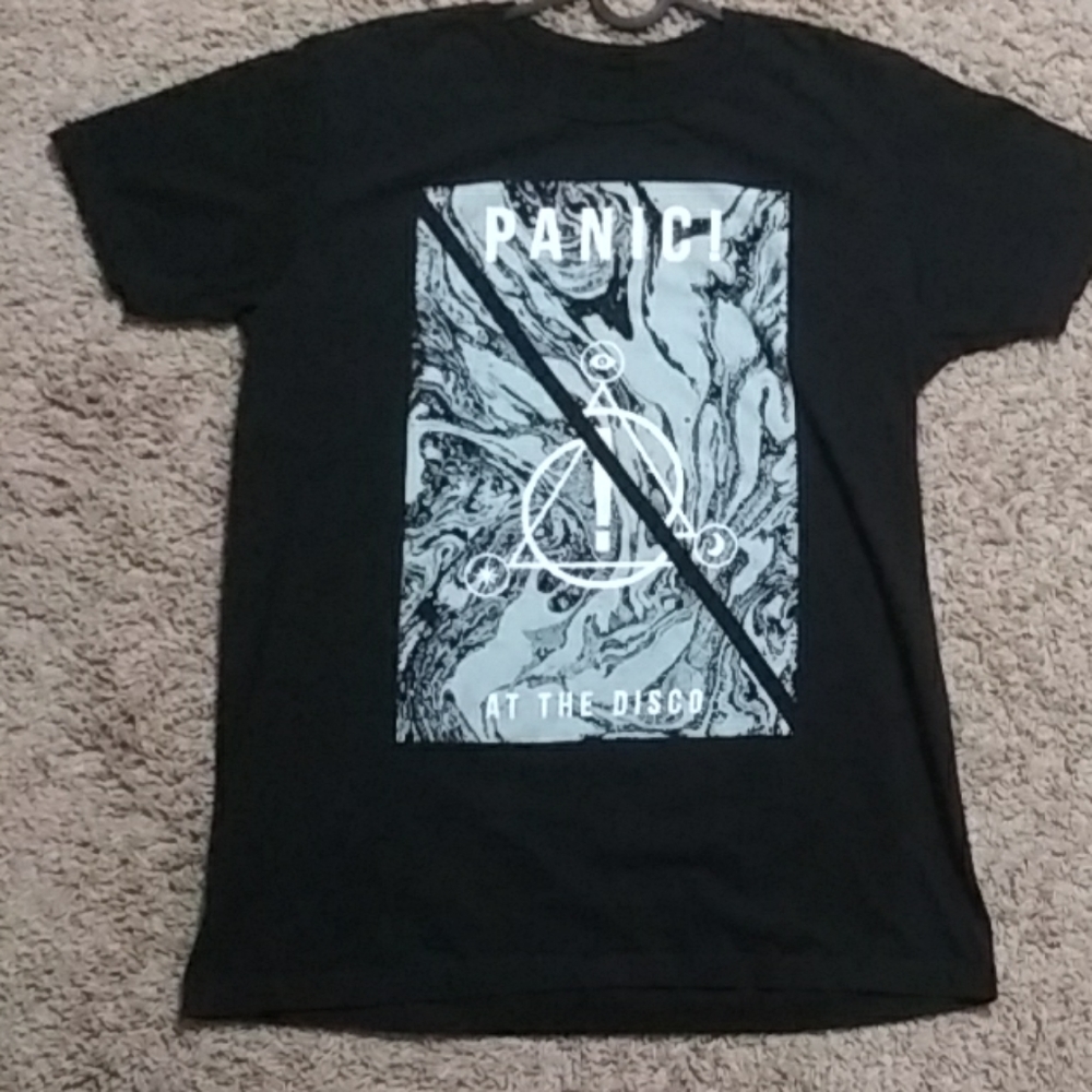 Panic! At The Disco Marbled design T shirt